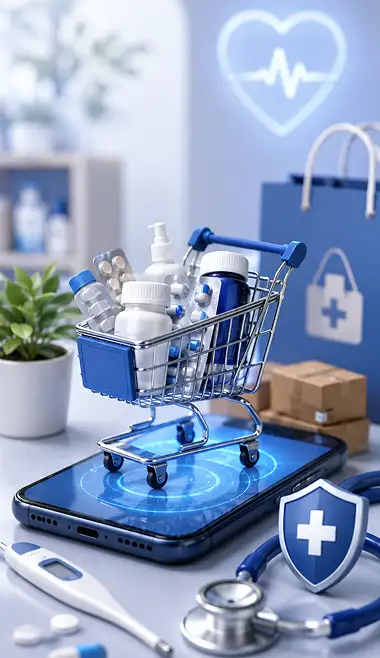 Personalized healthcare e-commerce experience for patients purchasing medical products online